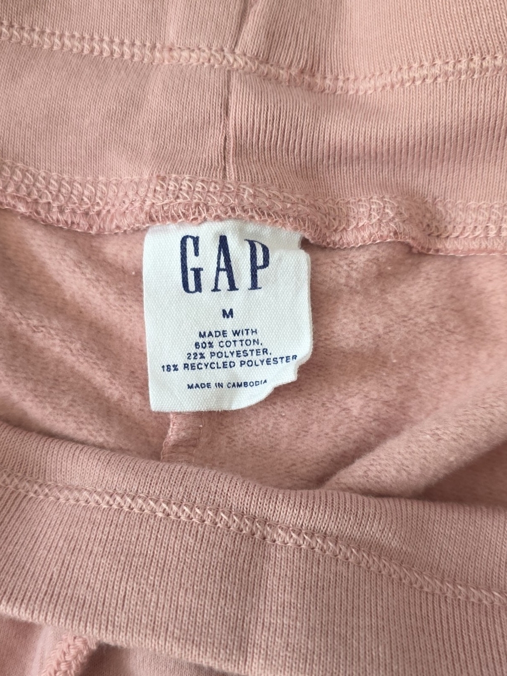GAP Classic Fleece Joggers Antique Pink Size M - Picture 2 of 11